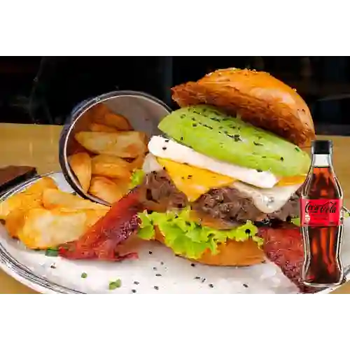 Combo Hamburguesa Jack y Palta + Coca Cola Sin Azúcar 300ML
