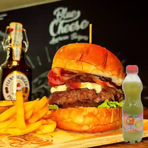 Combo Hamburguesa Phily Bacon + Jugo Hit Lulo 500 ml