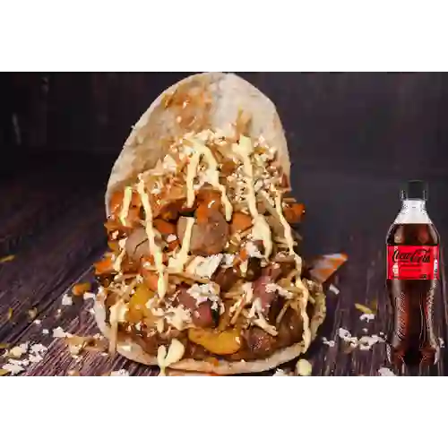 Combo Arepa Especial +Gaseosa Cocacola S/az 400ml