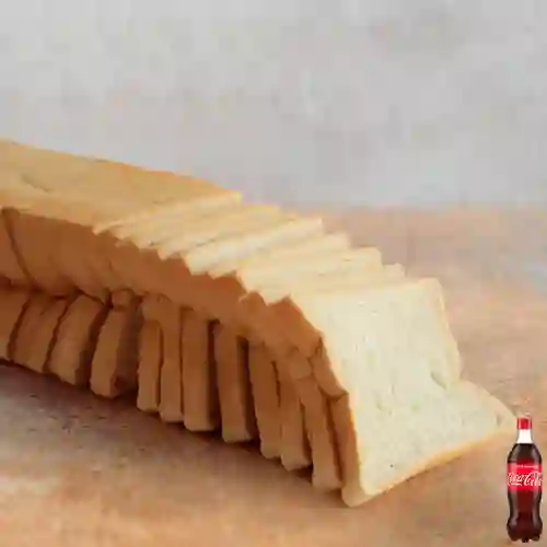 Combo Pan Tajado Tradicional + Coca Cola 600ml