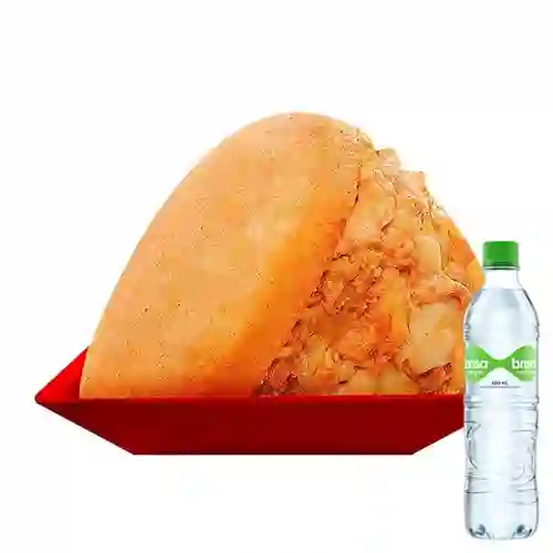 Combo Arepiz Pollo y Queso + Brisa con Gas 600ML