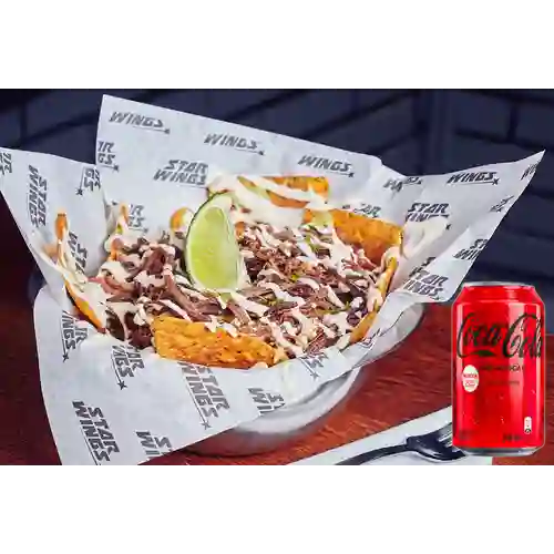 Combo Loaded Nachos + Coca Cola Sin Azúcar 330ML