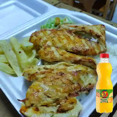 Combo Filete de Pollo + Hit Naranja 500 ml
