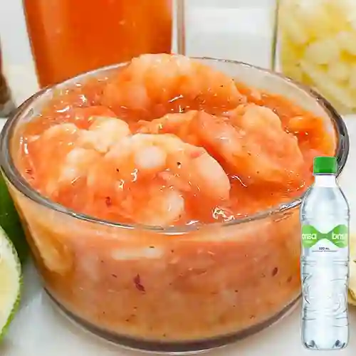 Combo Cóctel de Camarón Grande + Brisa Con Gas 600ML