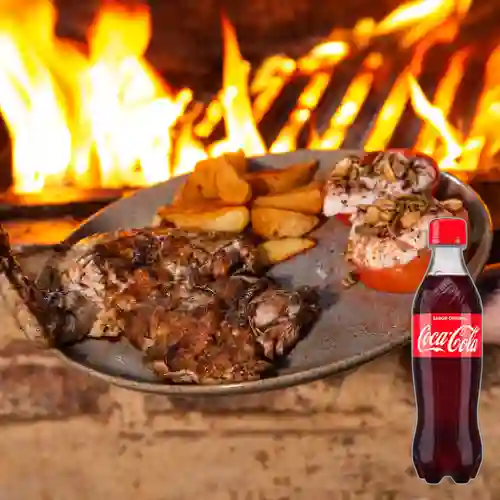 Combo Pollo Árabe + Coca-Cola Sabor Original 400 ml