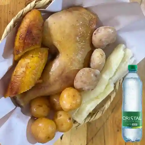 Combo Pierna Pernil + Cristal con Gas 600 ml