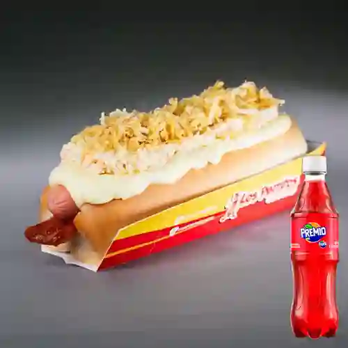 Combo Perro Queso y Tocineta + Premio 400 ml