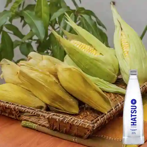Combo Envuelto de Mazorca + Agua Hatsu Sin Gas 300 ml