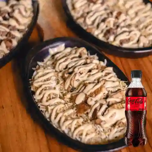 Combo Chuzo Desgranado de Pollo +Cocacola S/az 400ml