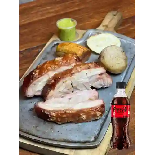 Combo Panceta Mini + Coca Cola Sin Azúcar 400 ml