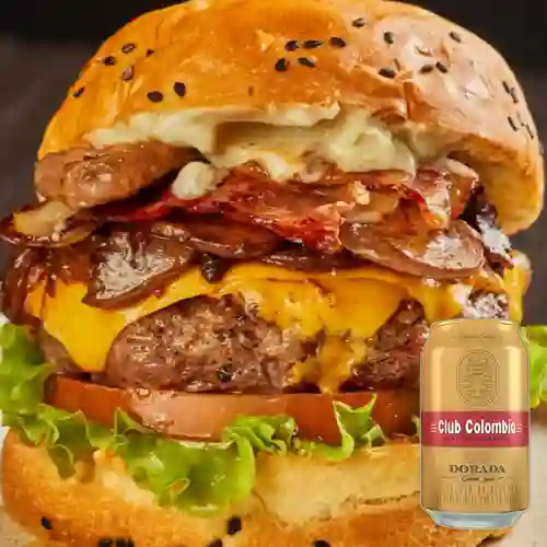 Combo la Del Mes + Club col. Dorada Lta 330ml
