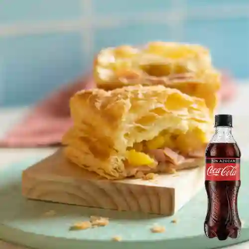 Combo Pastel Hawaiano + Coca-Cola Sin Azúcar 250 ml