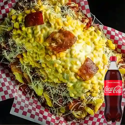 Combo Salvajada Dos Personas +Cocacola Orig 1.5l