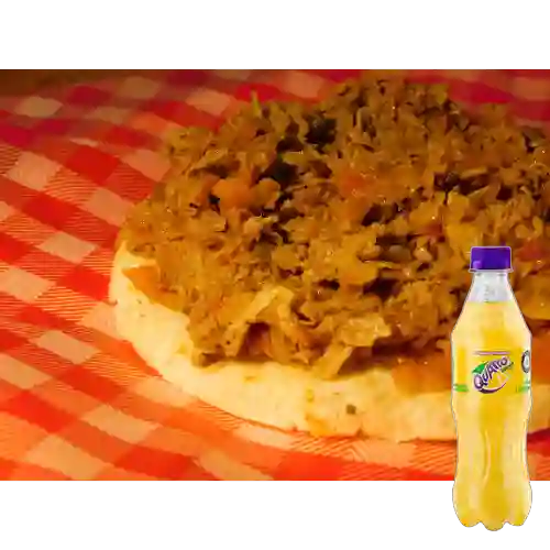 Arepa Al Carbón Carne Desmechada +Quatro Org 400ML