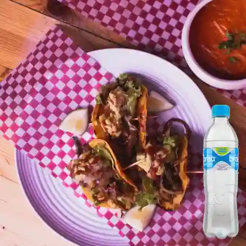 Combo Tacos Spice + Agua Brisa