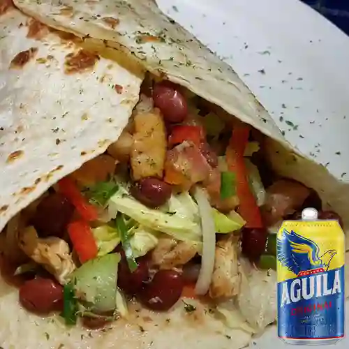 Combo Barra Grande Al Pastor + Cerveza Aguila