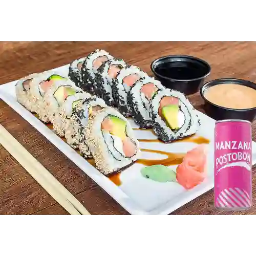 Combo Sushi Philadelphia + Postobón Manzana 269 ml