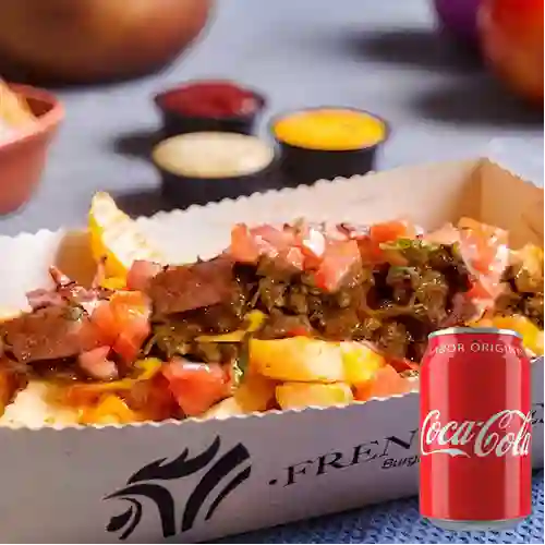 Combo Meat Bacon Fries + Coca-Cola Sabor Original 330 ml