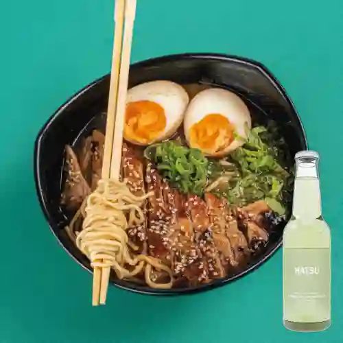 Sopa Ramen Tradicional Grande +Hatsu Sandía Albahaca 300ml