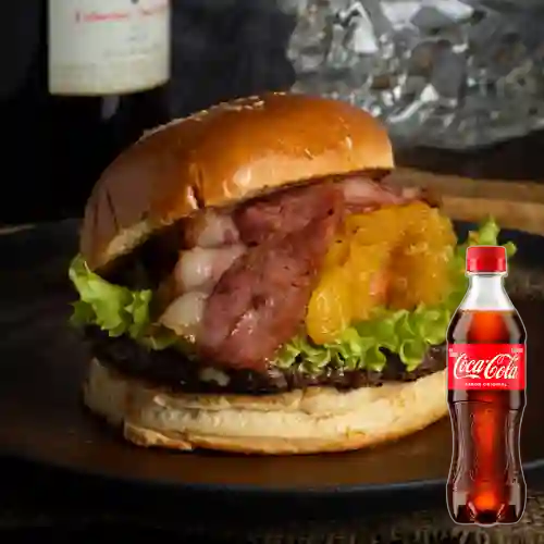 Combo Hamburguesa Hawaii + Coca Cola Original 400 ml