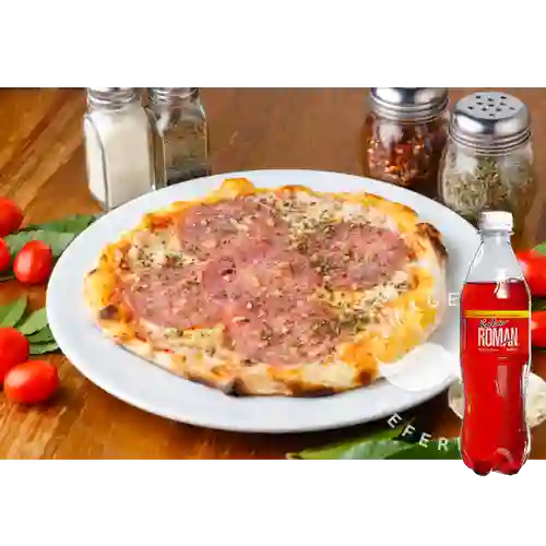 Combo Pizza de Salami Small + Kola Roman 400 ml