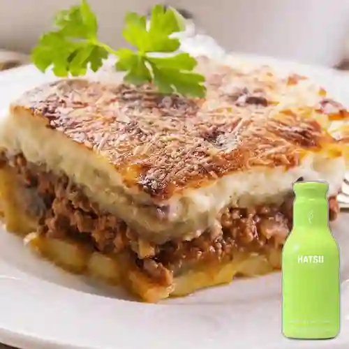 Combo Musaka + Hatsu Verde 400 ml