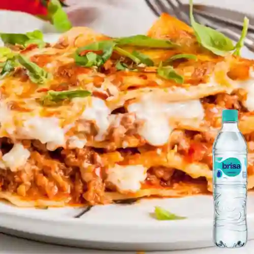 Combo Lasagna Mixta + Brisa Sin Gas 600ML