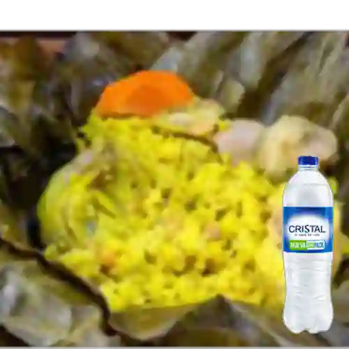 Combo Tama Tolimense + Agua Cristal 600 ml