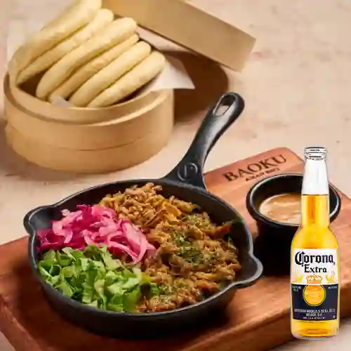 Combo Bao Ten Cochinito + Corona 330 ml
