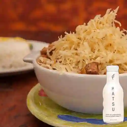Cazuelita de Arriero +Hatsu Blanco Mangostino 400ml