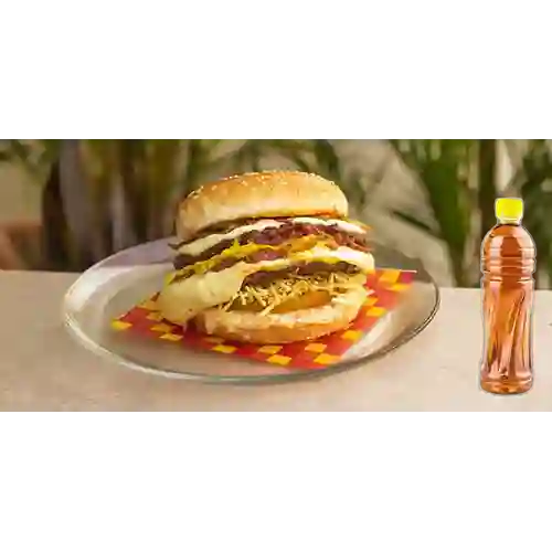 Combo Hamburguesa Mega Especial + Mr Tea 300 ml