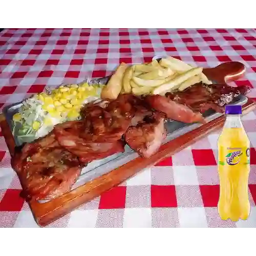 Combo Costilla Ahumada + Quatro Original 400ML