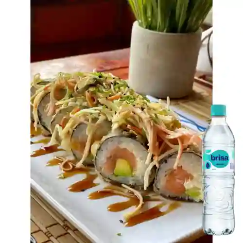 Combo Tiger Roll + Agua Brisa Sin Gas 600 ml