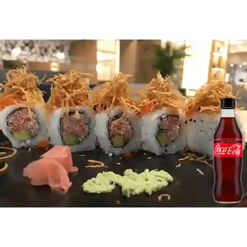 Combo Dynamite Roll + Coca-Cola Sin Azúcar 300 Ml.