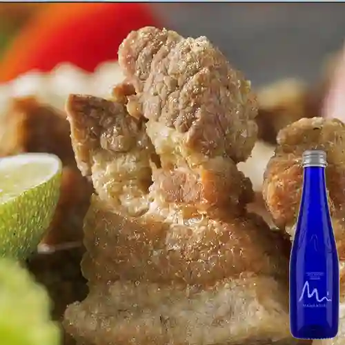 Combo Chicharroncitos + Manatial Sin Gas 300ML