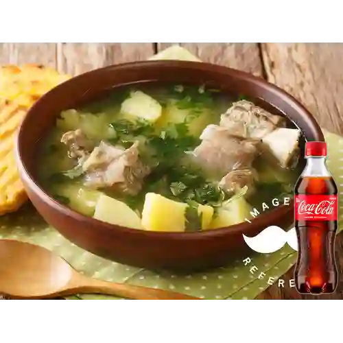 Combo Caldo de Costilla + Coca Cola Original 400 ml