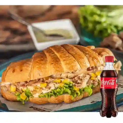 Combo Sándwich Pollo Tocineta +Cocacola Orig 400ml