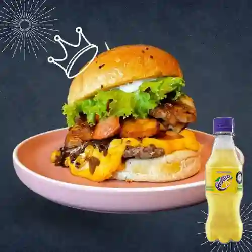 Combo King-kong Burger + Quatro Original 250 ml
