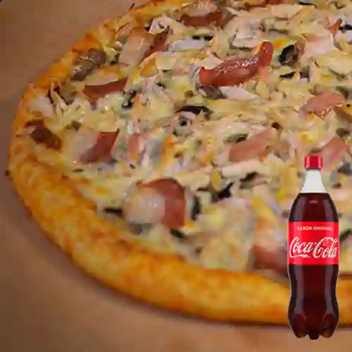 Combo Pizza Personal + Coca-Cola Sabor Original 1.5 l
