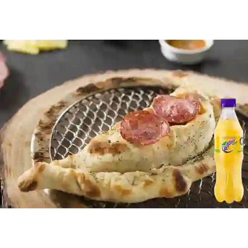 Combo Calzone de Carnes + Quatro Original 400ML