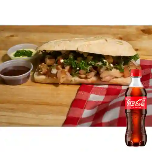 Combo Shawarma en Pan + Coca Cola Original 400 ml