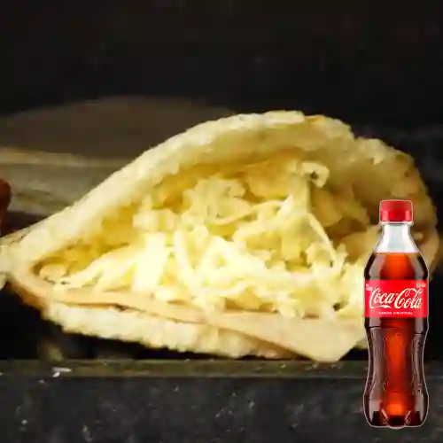 Combo Arepa c/ Jamón&Queso +Cocacola Orig 400ml