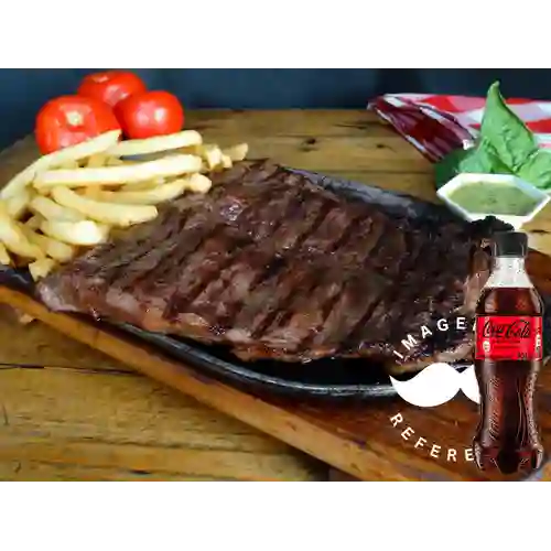 Combo Punta de Anca + Coca Cola Sin Azúcar 400 ml