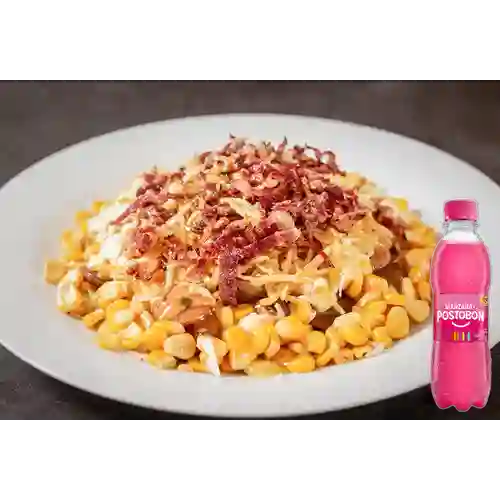 Combo Mazorcada de Tocineta + Postobón Manzana 250 ml
