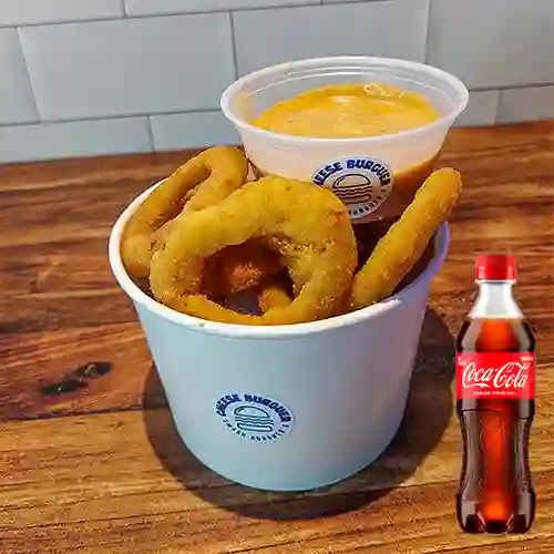 Combo Aros de Cebolla + Coca Cola Original 400 ml