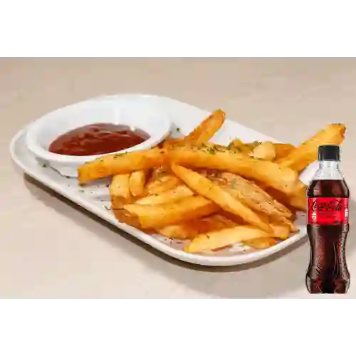 Combo Papas Fritas + Coca-cola Sin Azúcar 400 ml