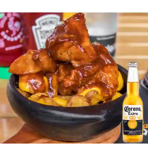 Combo Barbacoa Texana + Corona 330 ml