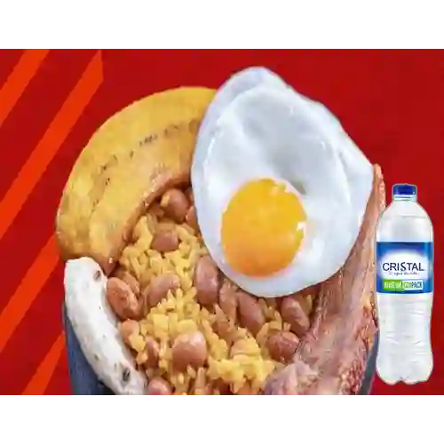 Combo Desayuno Montañero + Cristal Sin Gas 600 ml