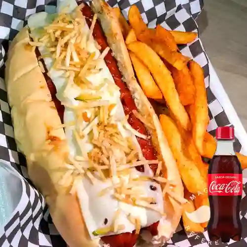 Combo Choriperro + Coca-Cola Sabor Original 250 ml