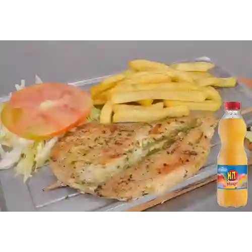 Combo Filete de Pollo + Hit Mango 500 ml